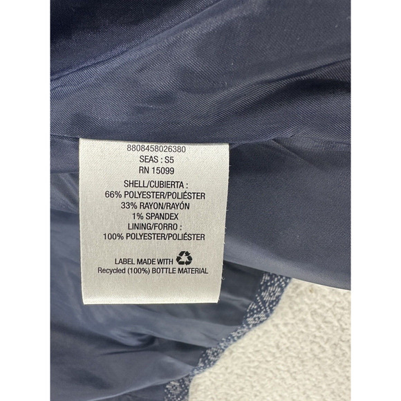 Metaphor Assymetrical Zip Up Raw Hemline 2 Zipper Front Pockets XL Pre-Owned - Picture 8 of 11